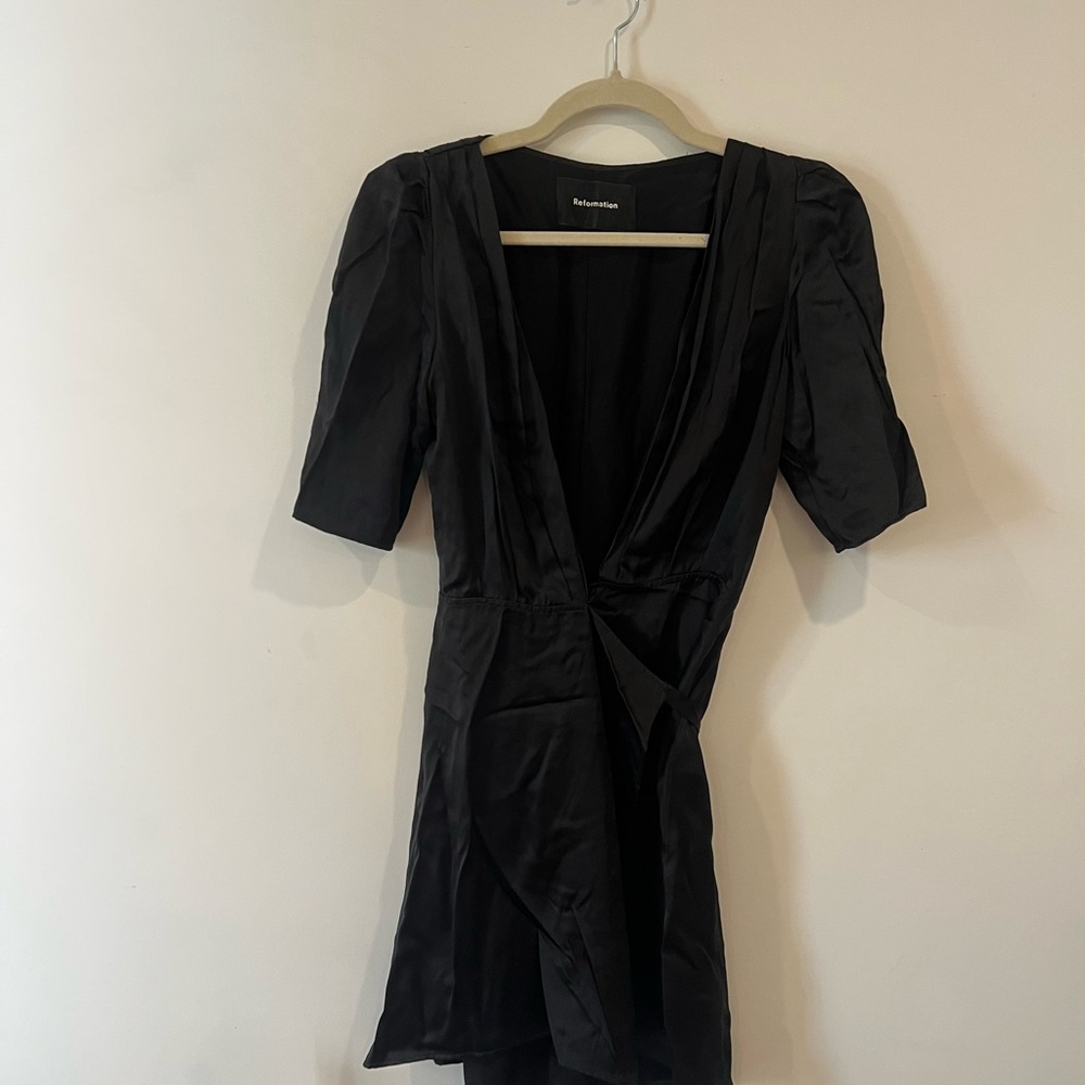 Reformation wrap dress